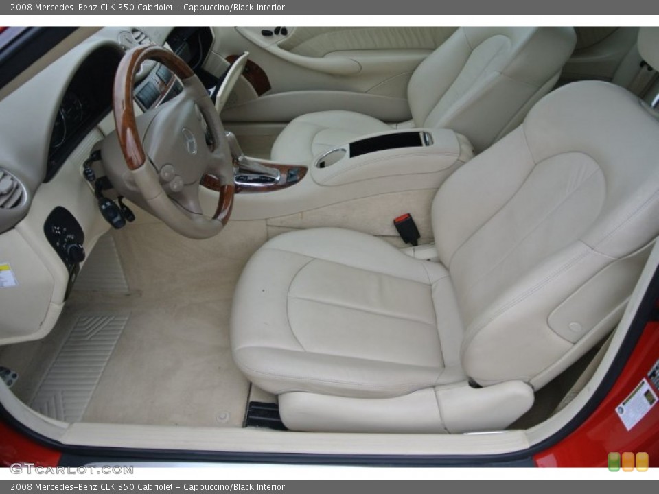 Cappuccino/Black Interior Photo for the 2008 Mercedes-Benz CLK 350 Cabriolet #94860708