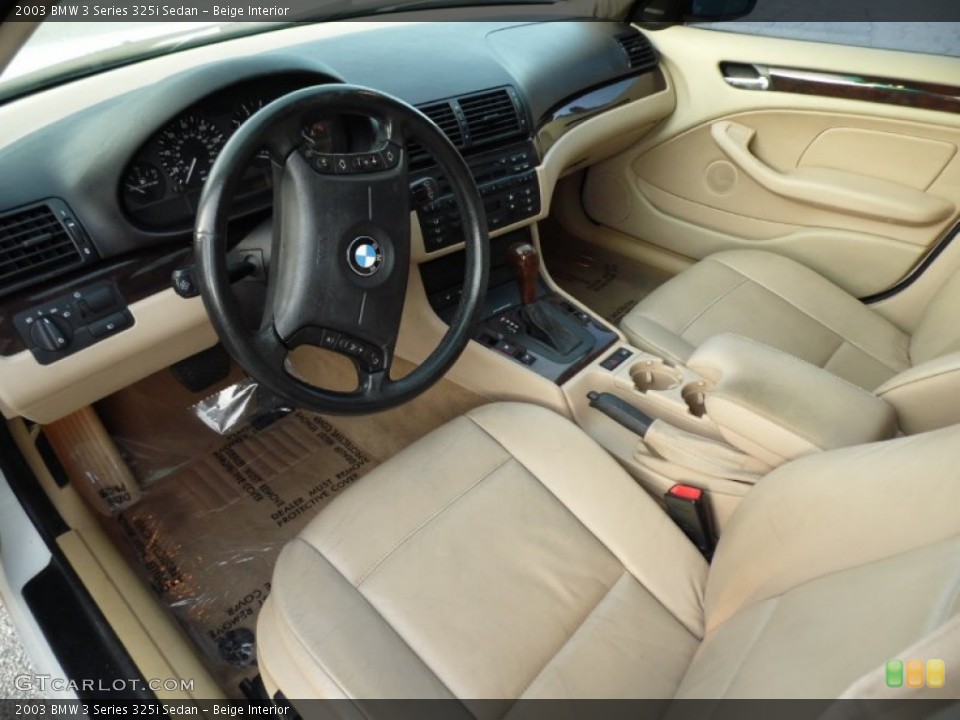 Beige Interior Photo for the 2003 BMW 3 Series 325i Sedan #94862210