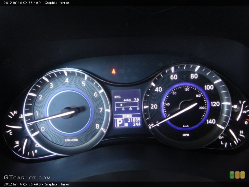 Graphite Interior Gauges for the 2012 Infiniti QX 56 4WD #94863932