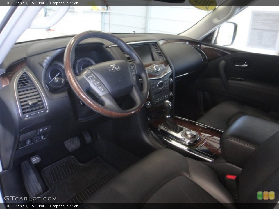 Graphite Interior Photo for the 2012 Infiniti QX 56 4WD #94864127