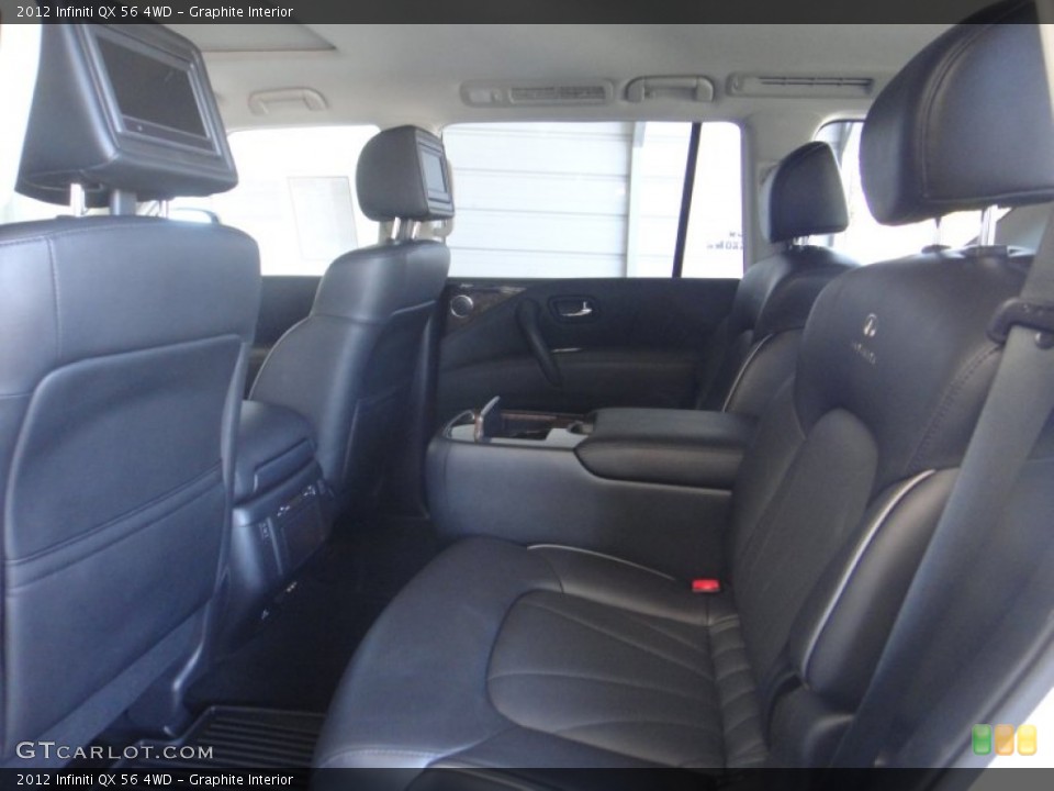 Graphite Interior Rear Seat for the 2012 Infiniti QX 56 4WD #94864195