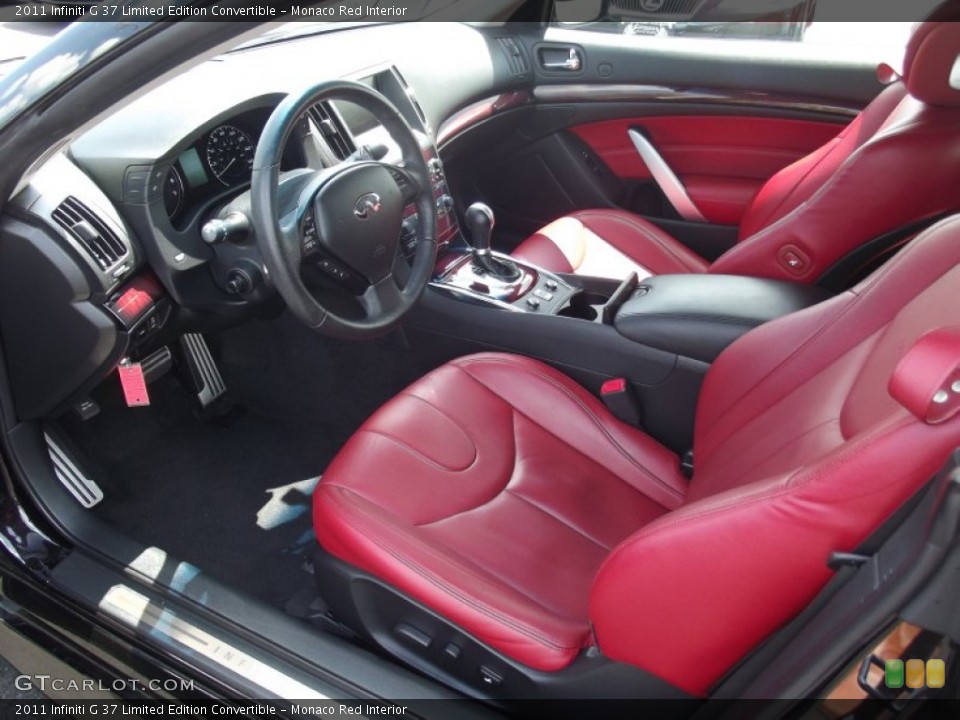 Monaco Red Interior Photo for the 2011 Infiniti G 37 Limited Edition Convertible #94868189