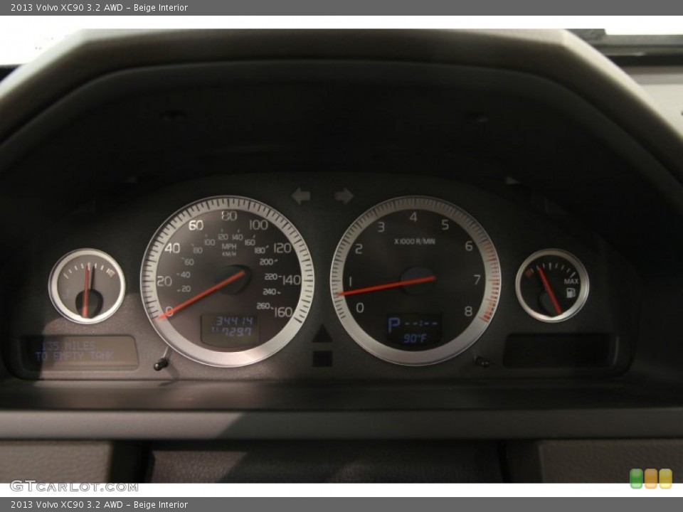 Beige Interior Gauges for the 2013 Volvo XC90 3.2 AWD #94878746
