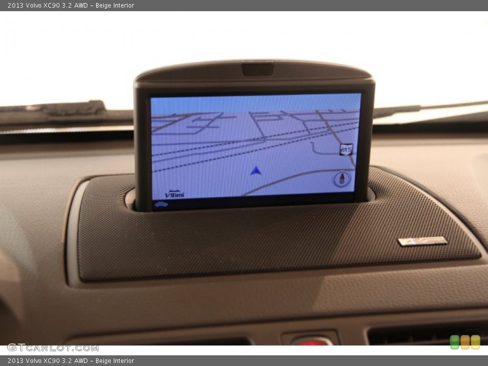 Beige Interior Navigation for the 2013 Volvo XC90 3.2 AWD #94878815