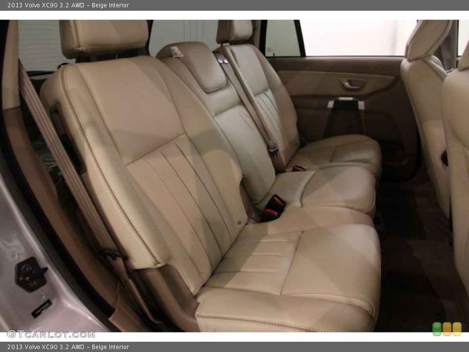 Beige Interior Rear Seat for the 2013 Volvo XC90 3.2 AWD #94879182