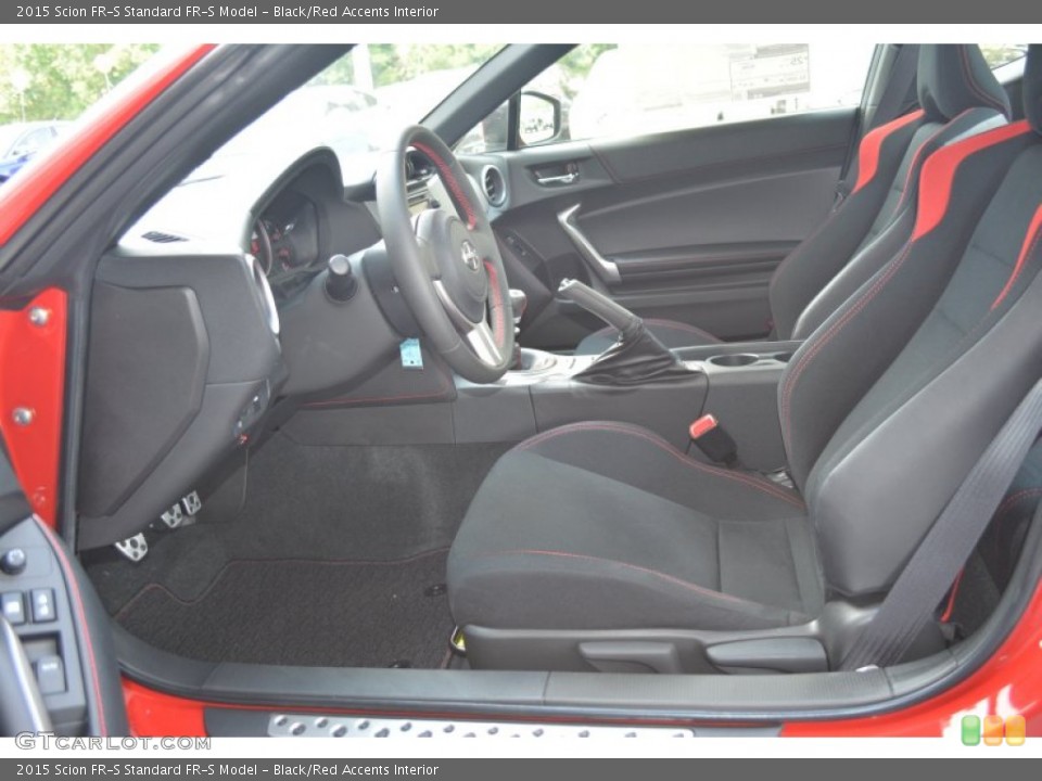Black/Red Accents Interior Photo for the 2015 Scion FR-S  #94882556