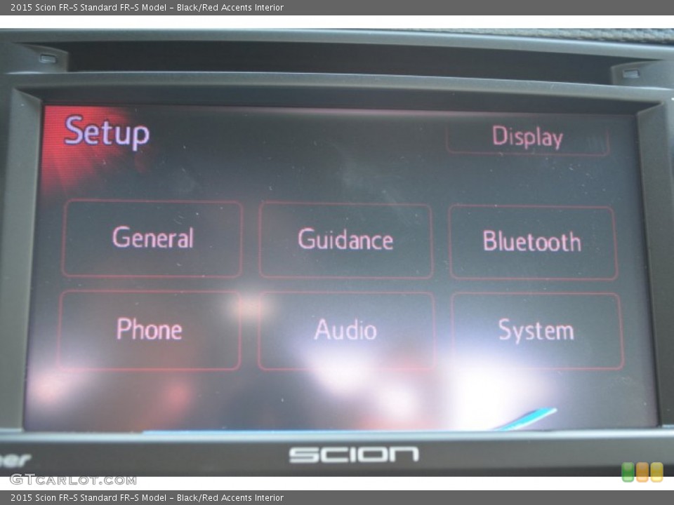 Black/Red Accents Interior Controls for the 2015 Scion FR-S  #94882673