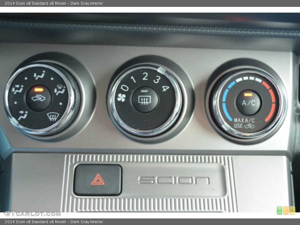 Dark Gray Interior Controls for the 2014 Scion xB  #94883144