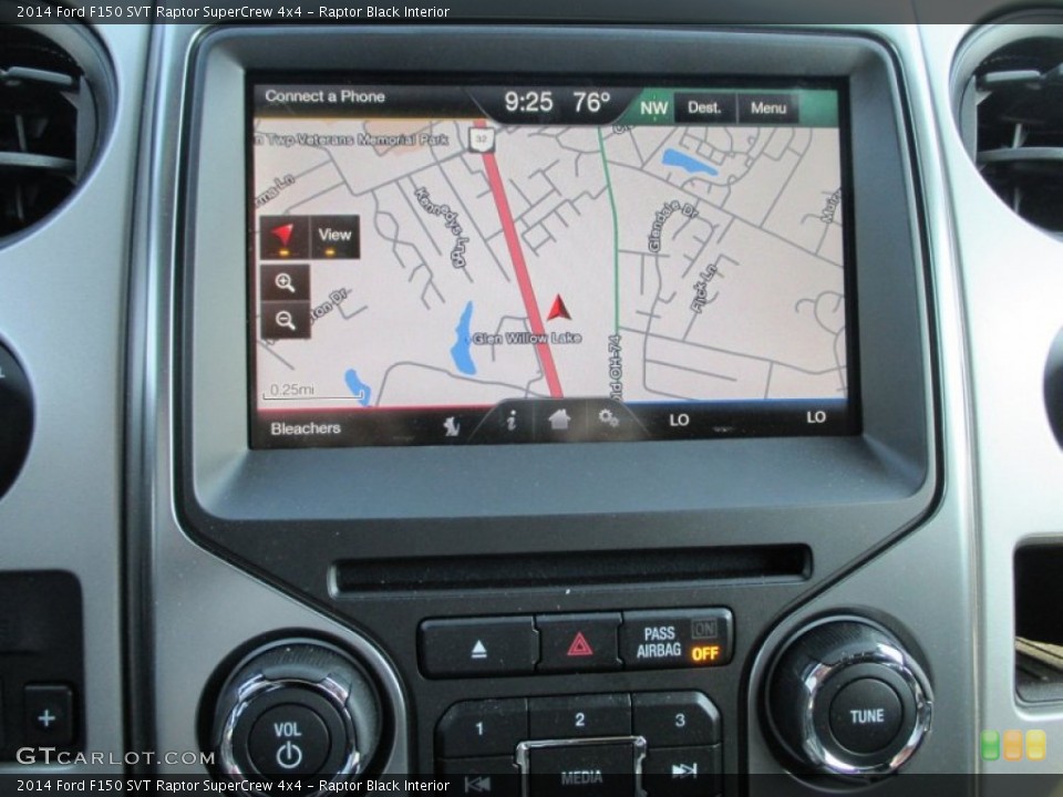Raptor Black Interior Navigation for the 2014 Ford F150 SVT Raptor SuperCrew 4x4 #94888304