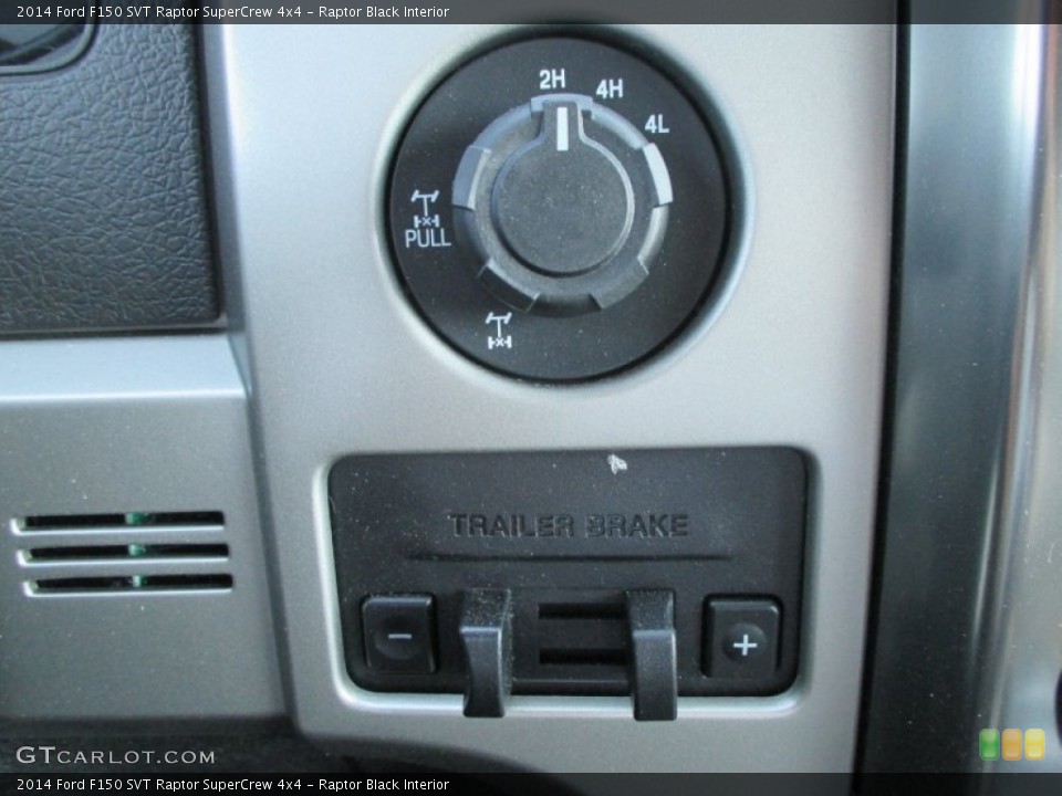 Raptor Black Interior Controls for the 2014 Ford F150 SVT Raptor SuperCrew 4x4 #94888427