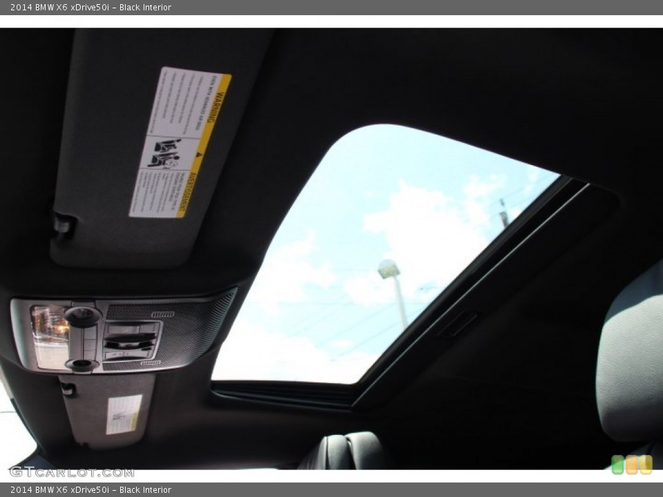 Black Interior Sunroof for the 2014 BMW X6 xDrive50i #94890500