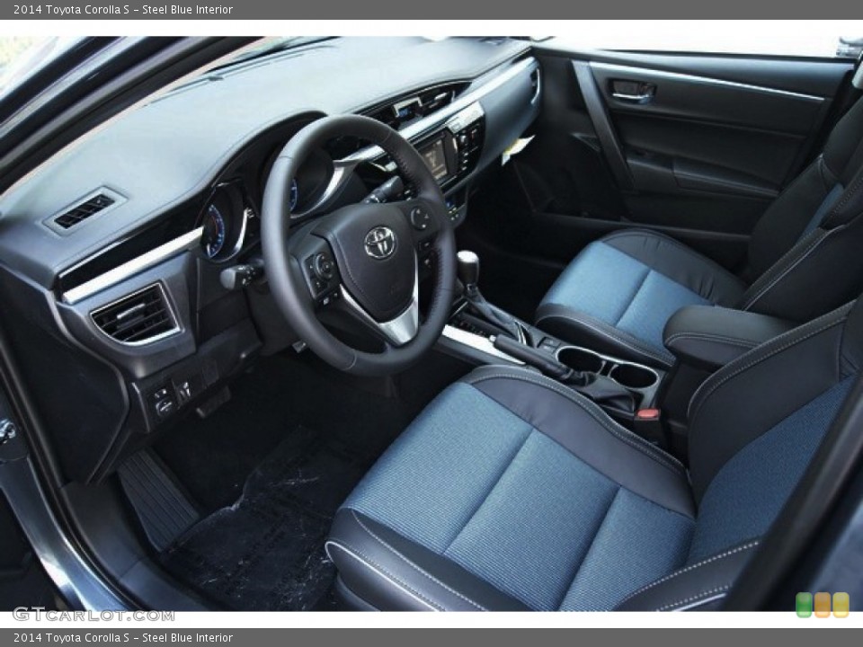 Steel Blue Interior Photo for the 2014 Toyota Corolla S #94894781