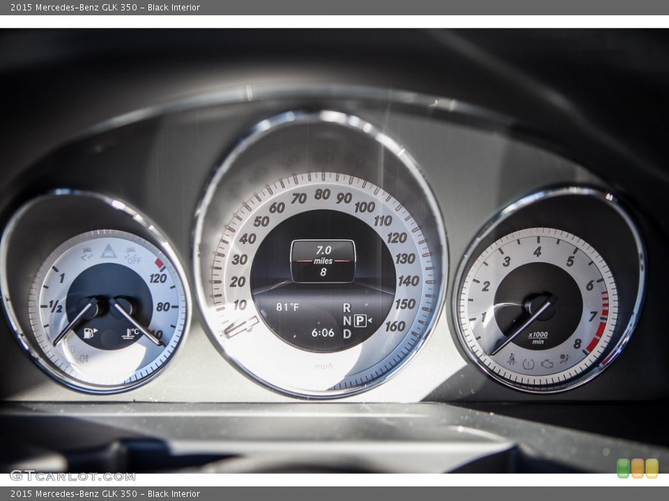 Black Interior Gauges for the 2015 Mercedes-Benz GLK 350 #94905188
