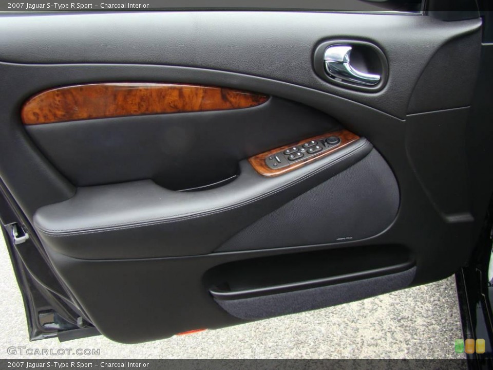Charcoal Interior Door Panel for the 2007 Jaguar S-Type R Sport #9490778
