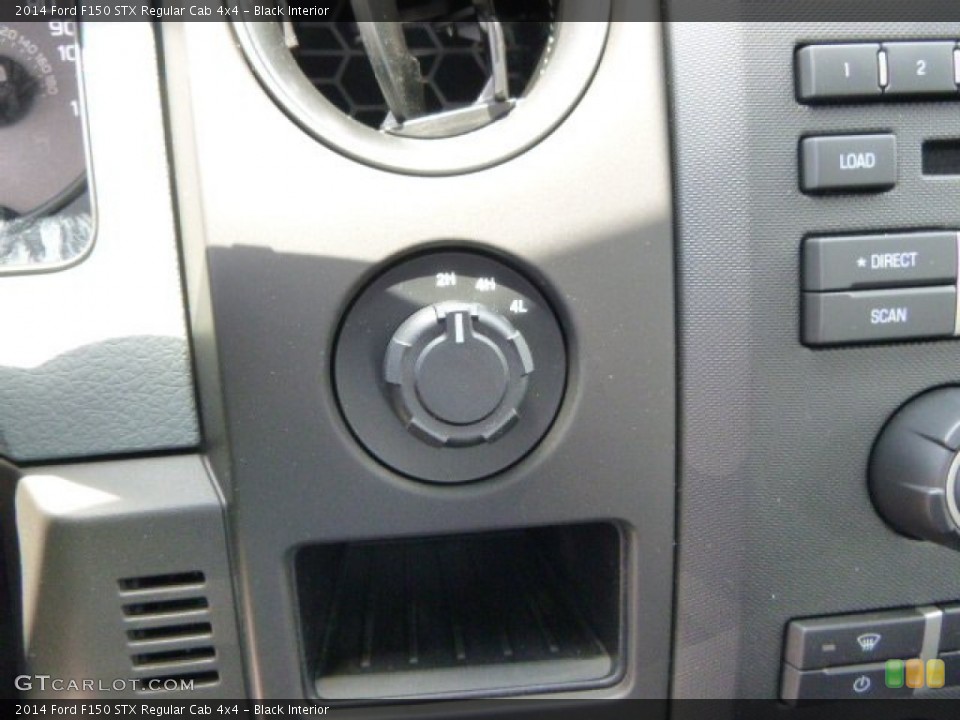 Black Interior Controls for the 2014 Ford F150 STX Regular Cab 4x4 #94909455