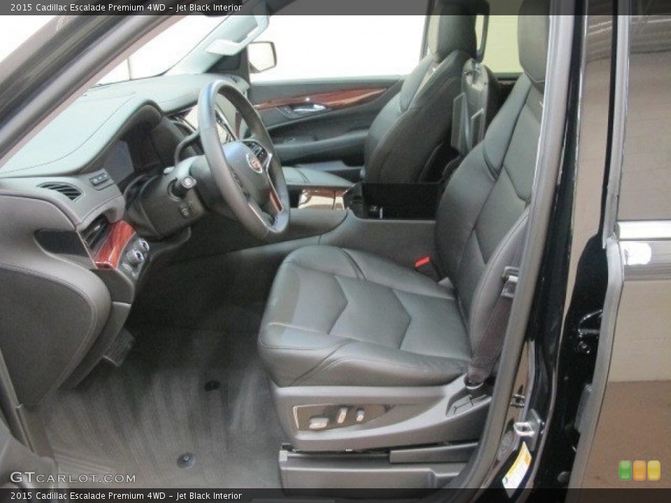 Jet Black Interior Front Seat for the 2015 Cadillac Escalade Premium 4WD #94913942
