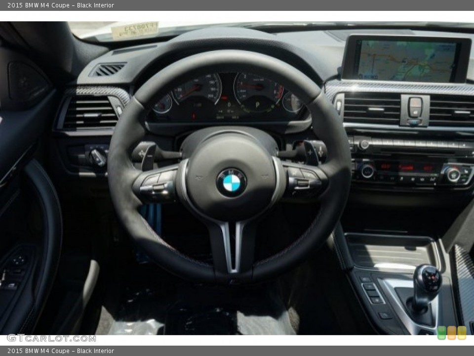 Black Interior Steering Wheel for the 2015 BMW M4 Coupe #94915514