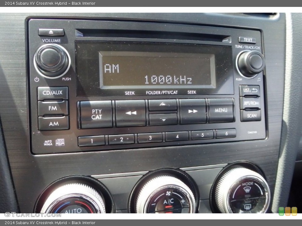 Black Interior Audio System for the 2014 Subaru XV Crosstrek Hybrid #94919998