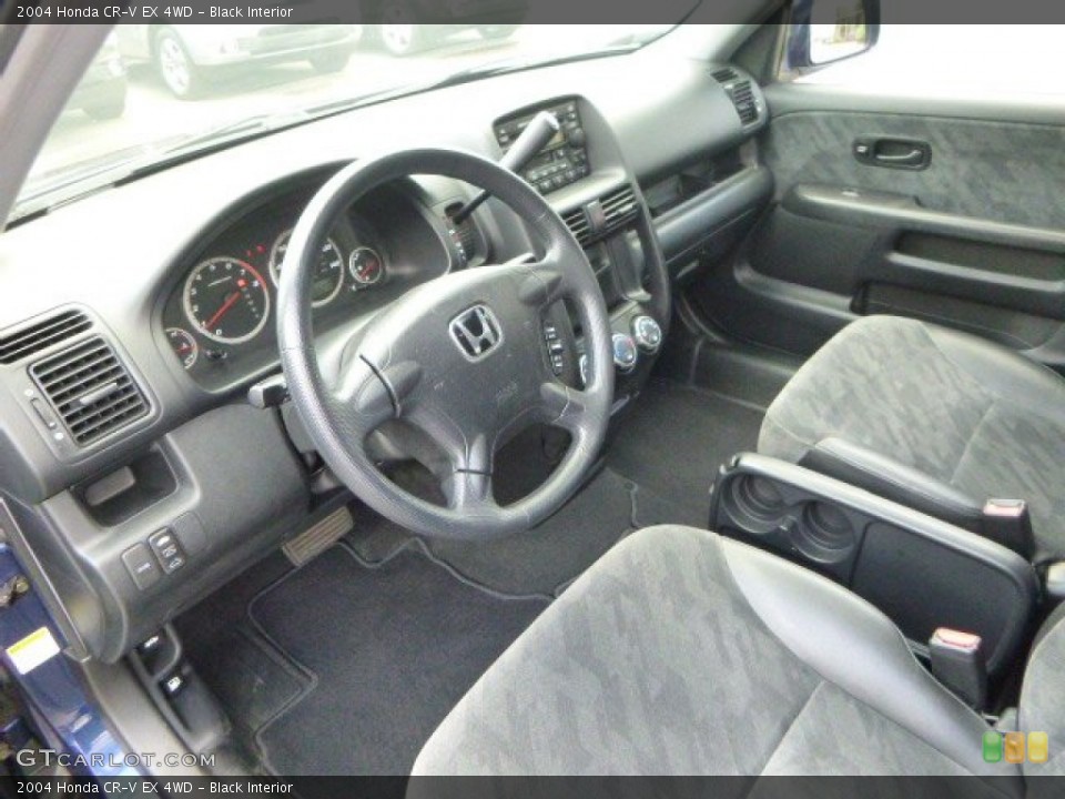 Black Interior Photo for the 2004 Honda CR-V EX 4WD #94923489