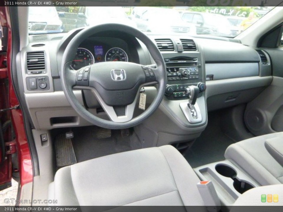 Gray Interior Photo for the 2011 Honda CR-V EX 4WD #94924941