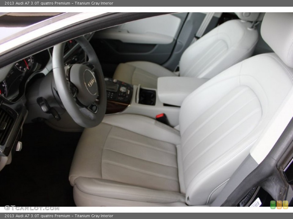 Titanium Gray Interior Front Seat for the 2013 Audi A7 3.0T quattro Premium #94926069