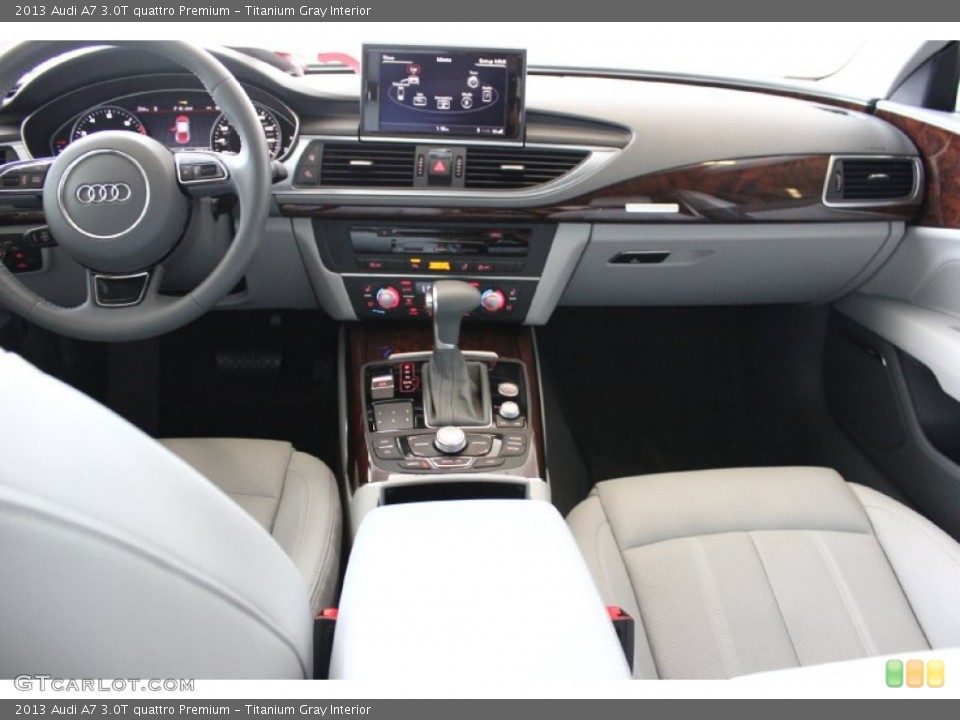 Titanium Gray Interior Dashboard for the 2013 Audi A7 3.0T quattro Premium #94926639
