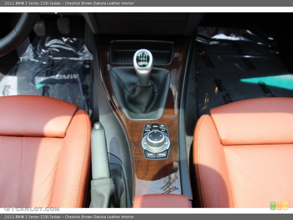 Chestnut Brown Dakota Leather Interior Transmission for the 2011 BMW 3 Series 328i Sedan #94926783