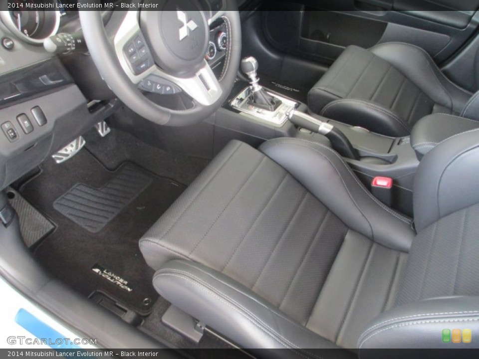 Black Interior Front Seat for the 2014 Mitsubishi Lancer Evolution MR #94928079