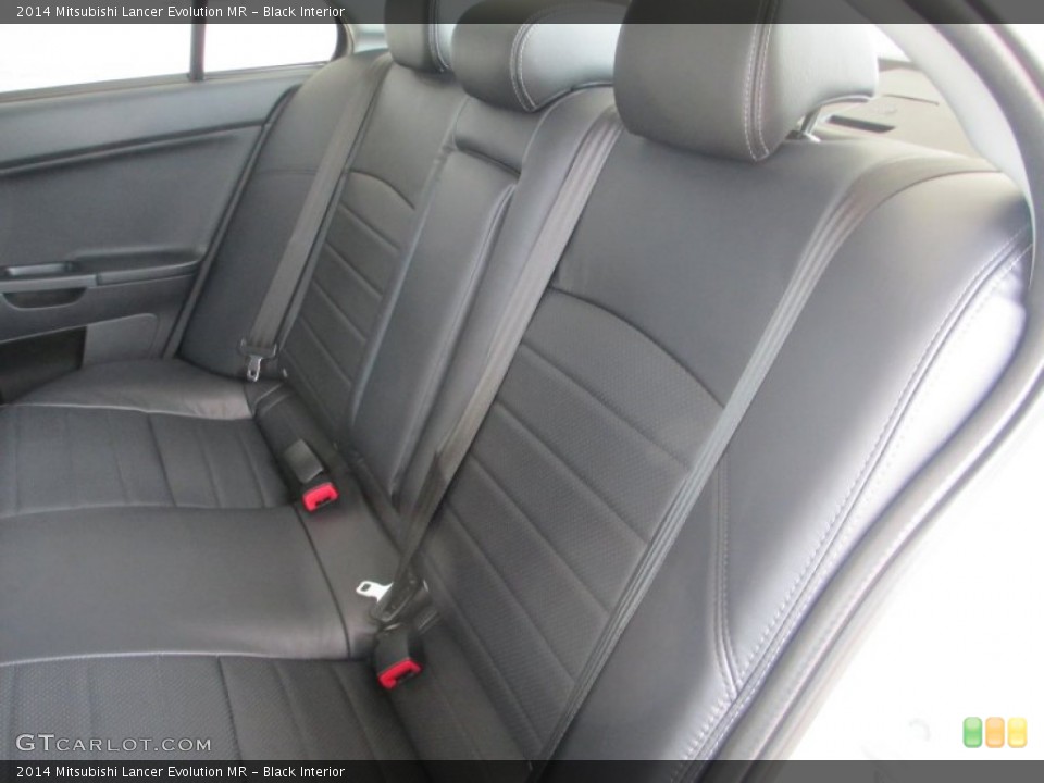 Black Interior Rear Seat for the 2014 Mitsubishi Lancer Evolution MR #94928178