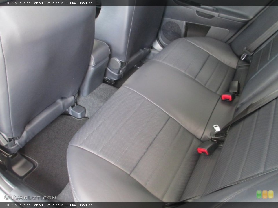 Black Interior Rear Seat for the 2014 Mitsubishi Lancer Evolution MR #94928199