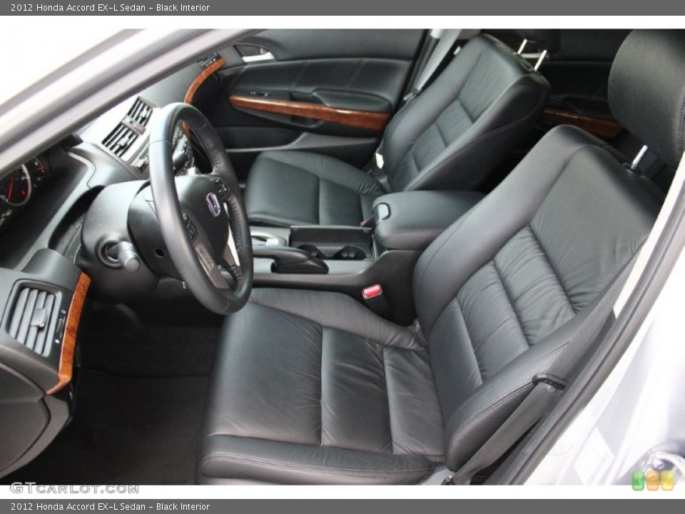 Black Interior Front Seat for the 2012 Honda Accord EX-L Sedan #94928604
