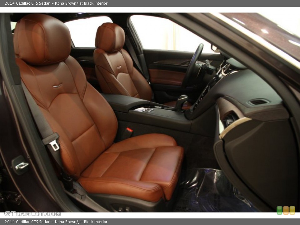 Kona Brown/Jet Black 2014 Cadillac CTS Interiors