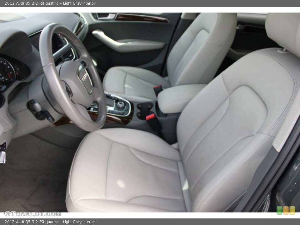 Light Gray Interior Front Seat for the 2012 Audi Q5 3.2 FSI quattro #94929660