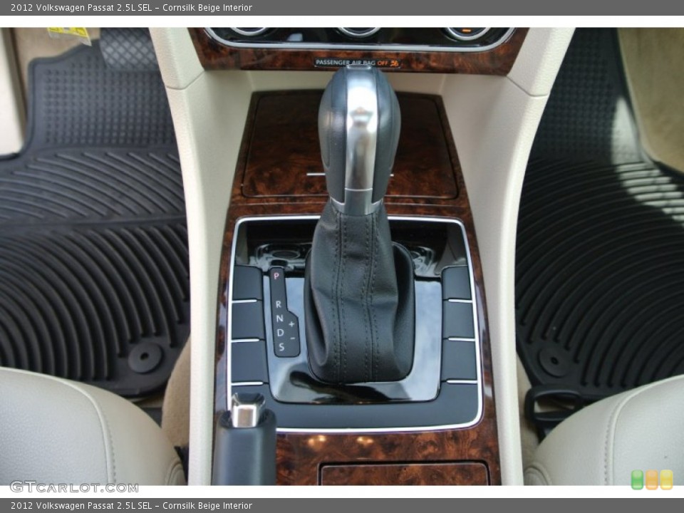 Cornsilk Beige Interior Transmission for the 2012 Volkswagen Passat 2.5L SEL #94929810