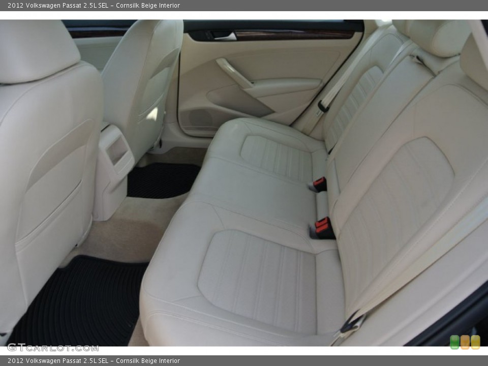 Cornsilk Beige Interior Rear Seat for the 2012 Volkswagen Passat 2.5L SEL #94929921