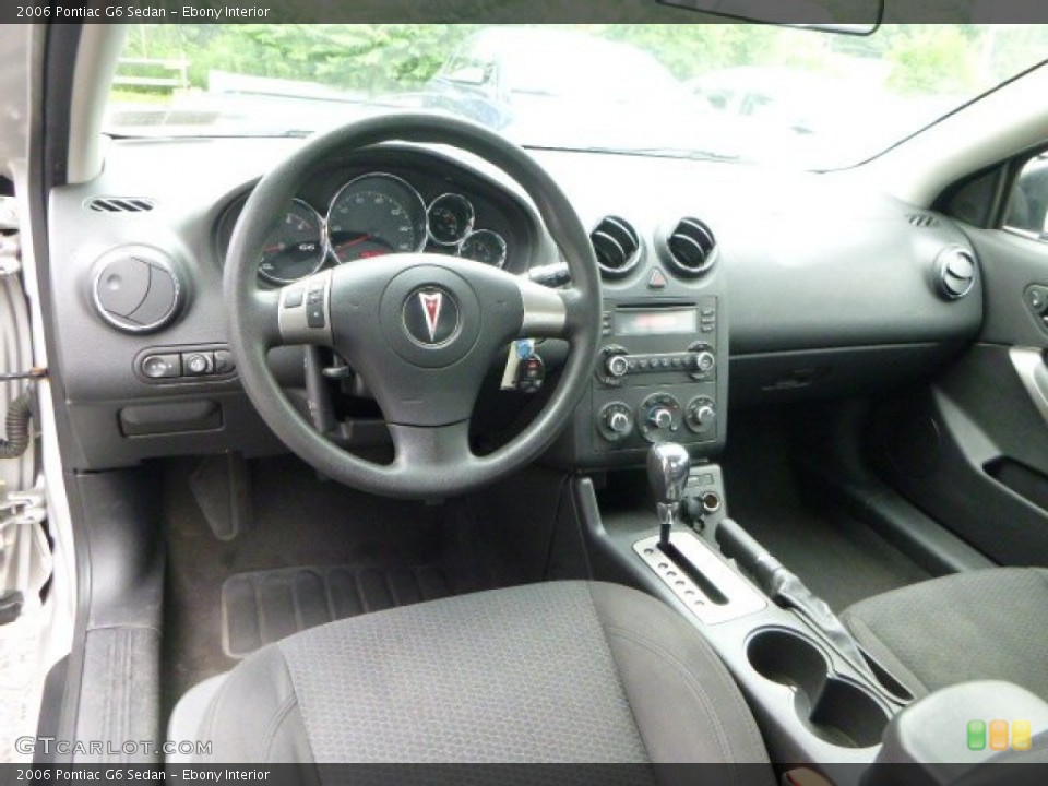Ebony Interior Photo for the 2006 Pontiac G6 Sedan #94931364
