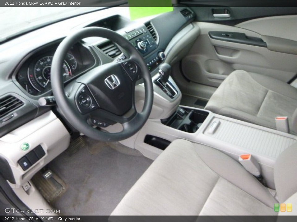Gray Interior Dashboard for the 2012 Honda CR-V LX 4WD #94931764