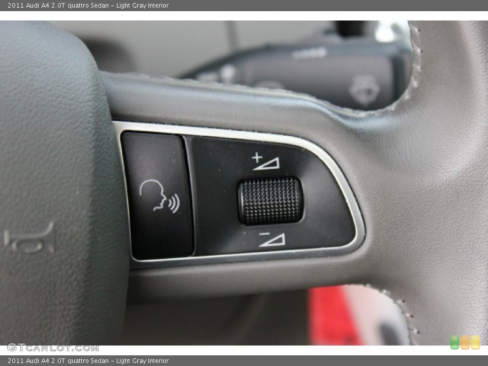 Light Gray Interior Controls for the 2011 Audi A4 2.0T quattro Sedan #94931793