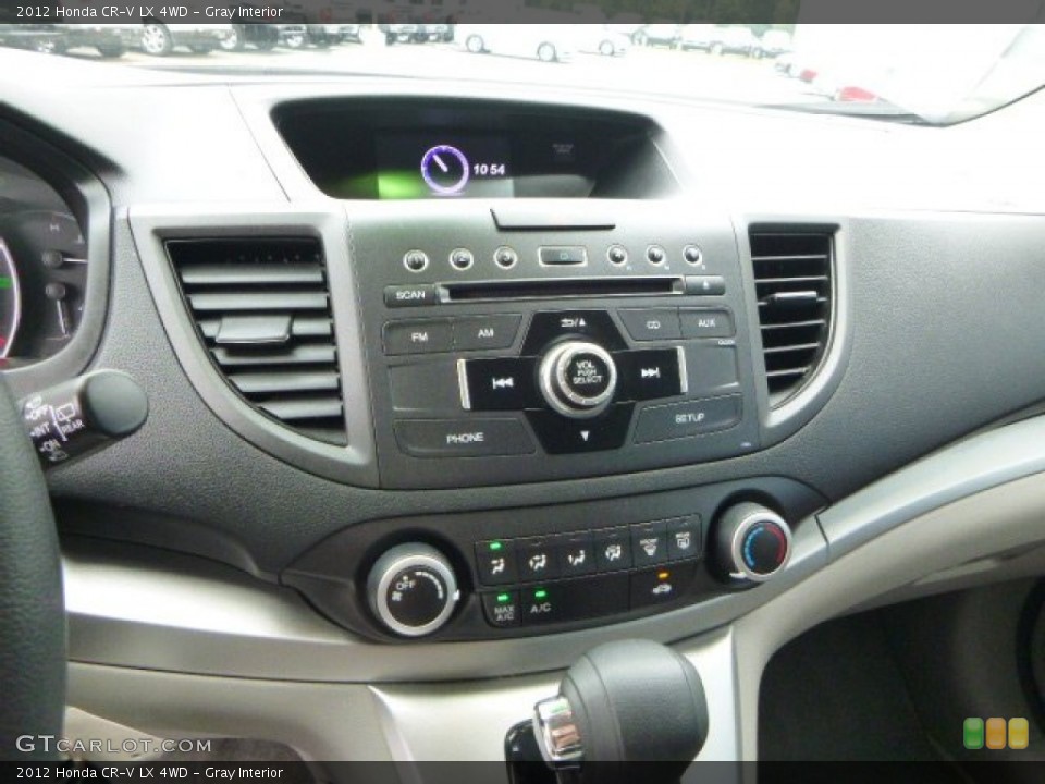 Gray Interior Controls for the 2012 Honda CR-V LX 4WD #94931802