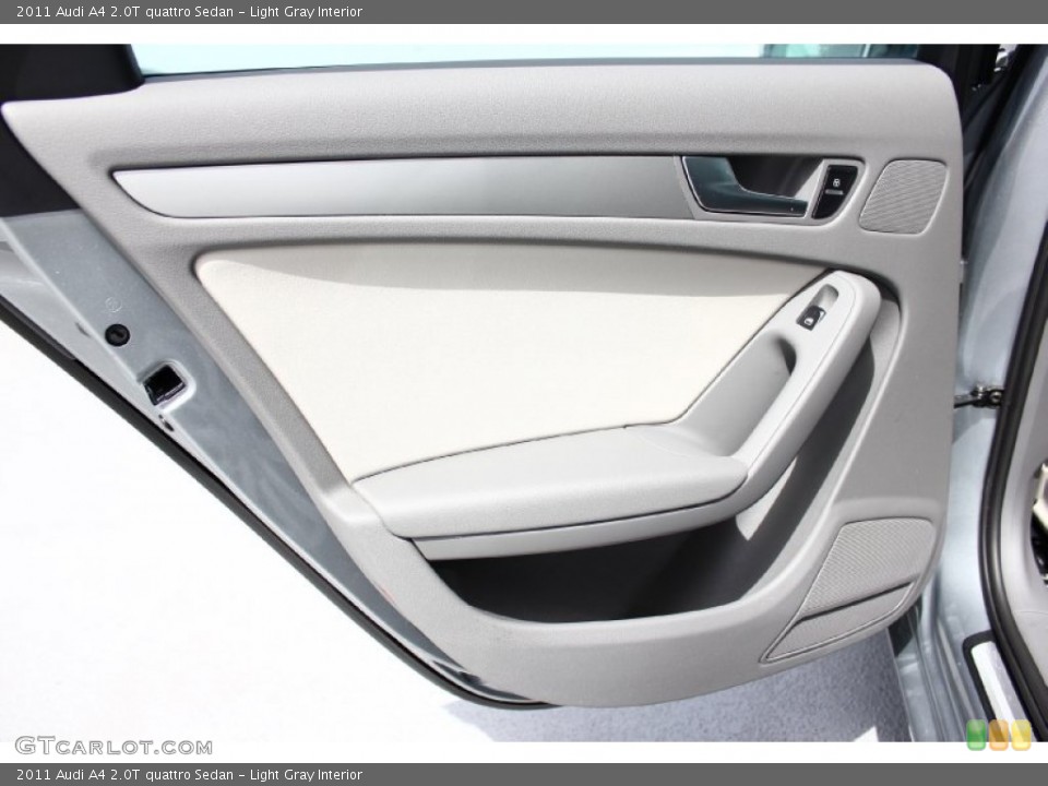 Light Gray Interior Door Panel for the 2011 Audi A4 2.0T quattro Sedan #94931847
