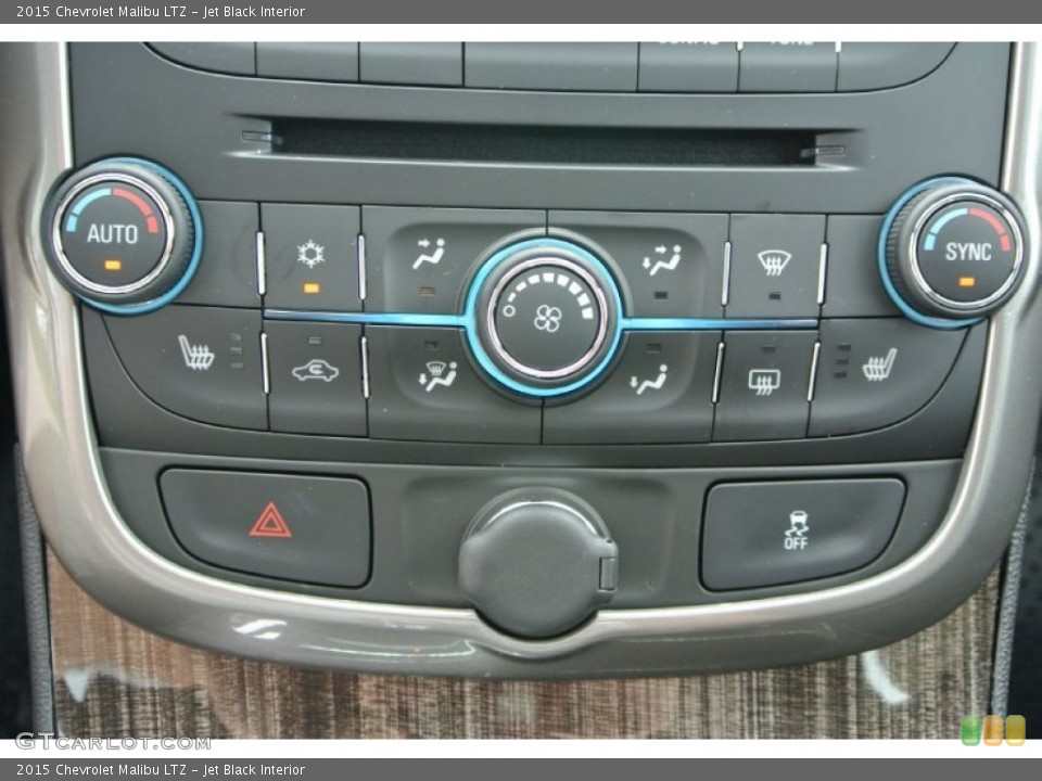 Jet Black Interior Controls for the 2015 Chevrolet Malibu LTZ #94932036