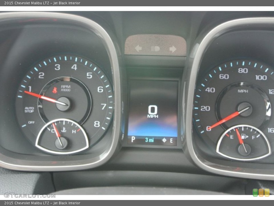 Jet Black Interior Gauges for the 2015 Chevrolet Malibu LTZ #94932126