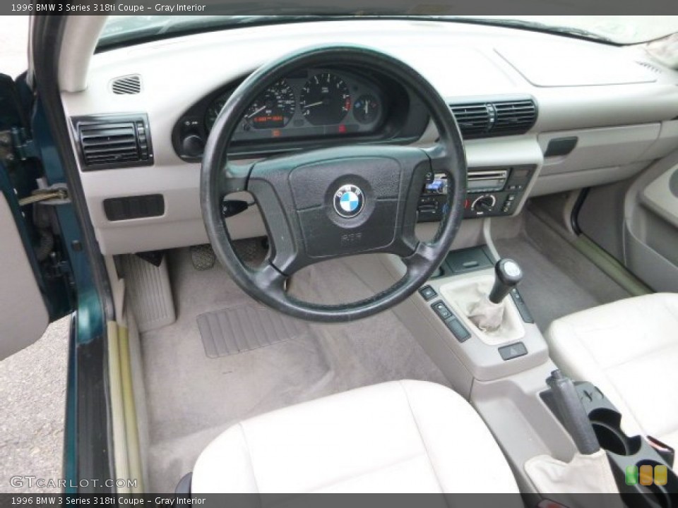 Gray Interior Prime Interior for the 1996 BMW 3 Series 318ti Coupe #94934007