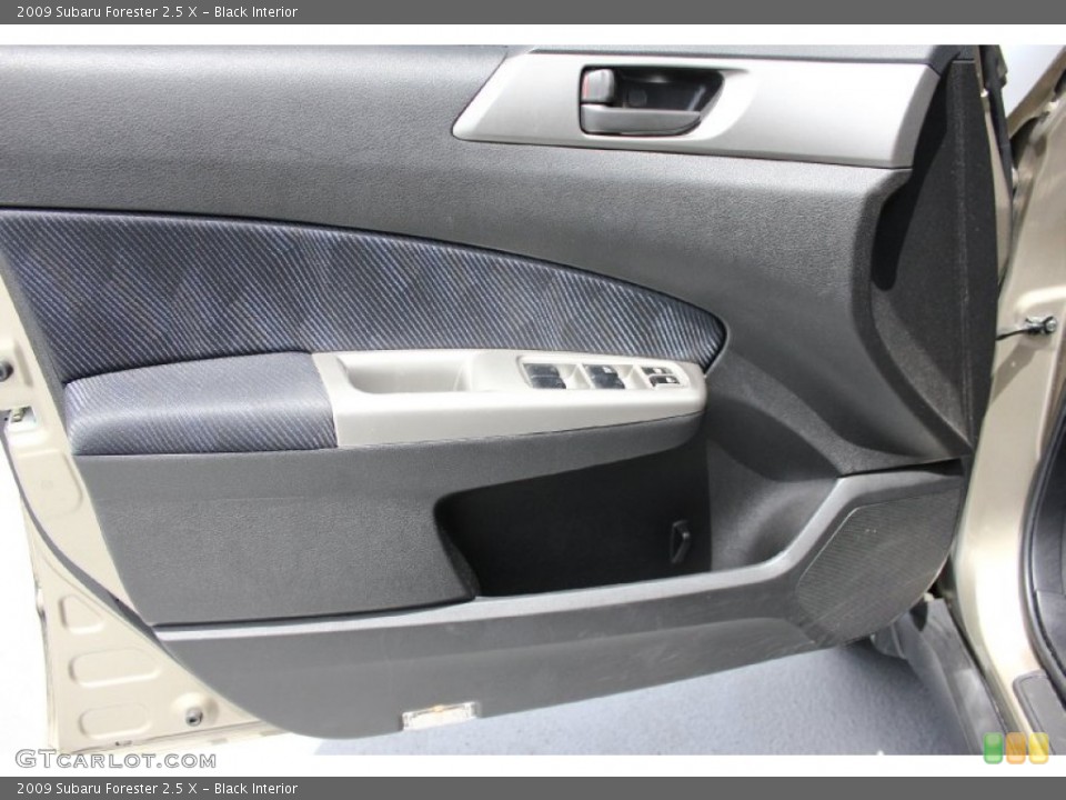 Black Interior Door Panel for the 2009 Subaru Forester 2.5 X #94934994