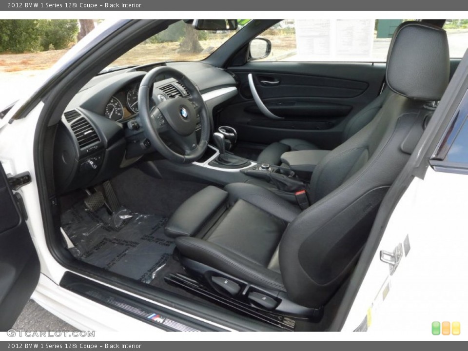 Black Interior Photo for the 2012 BMW 1 Series 128i Coupe #94935534