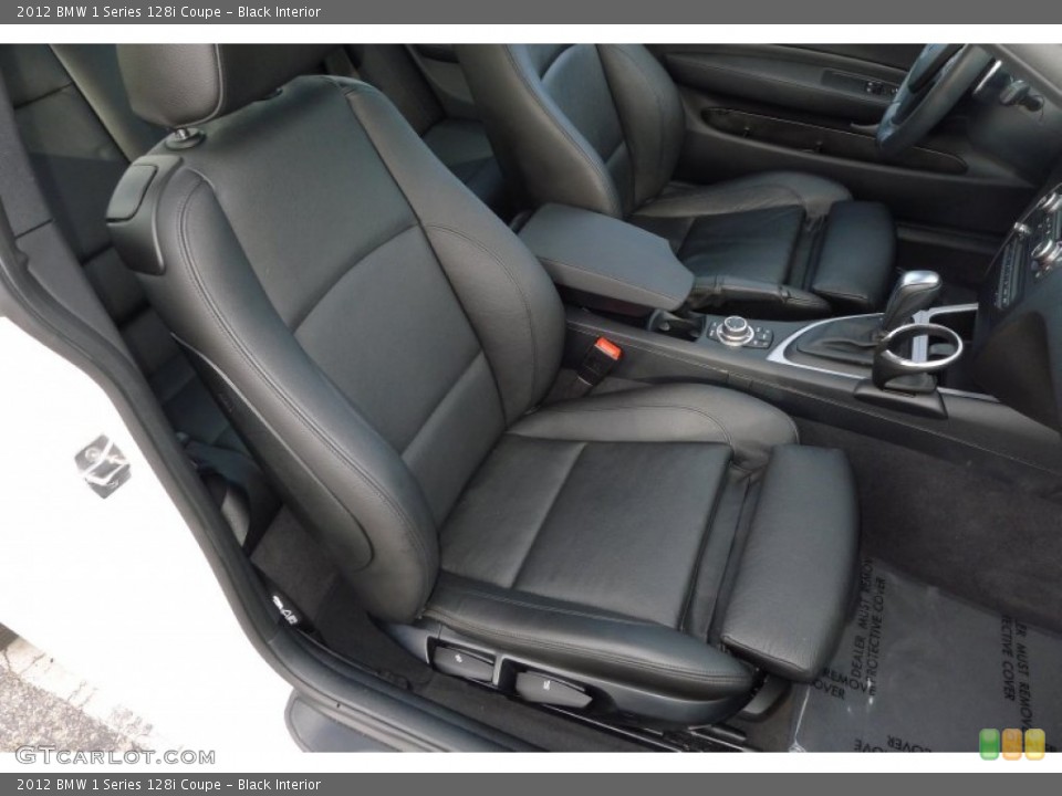 Black Interior Front Seat for the 2012 BMW 1 Series 128i Coupe #94935805