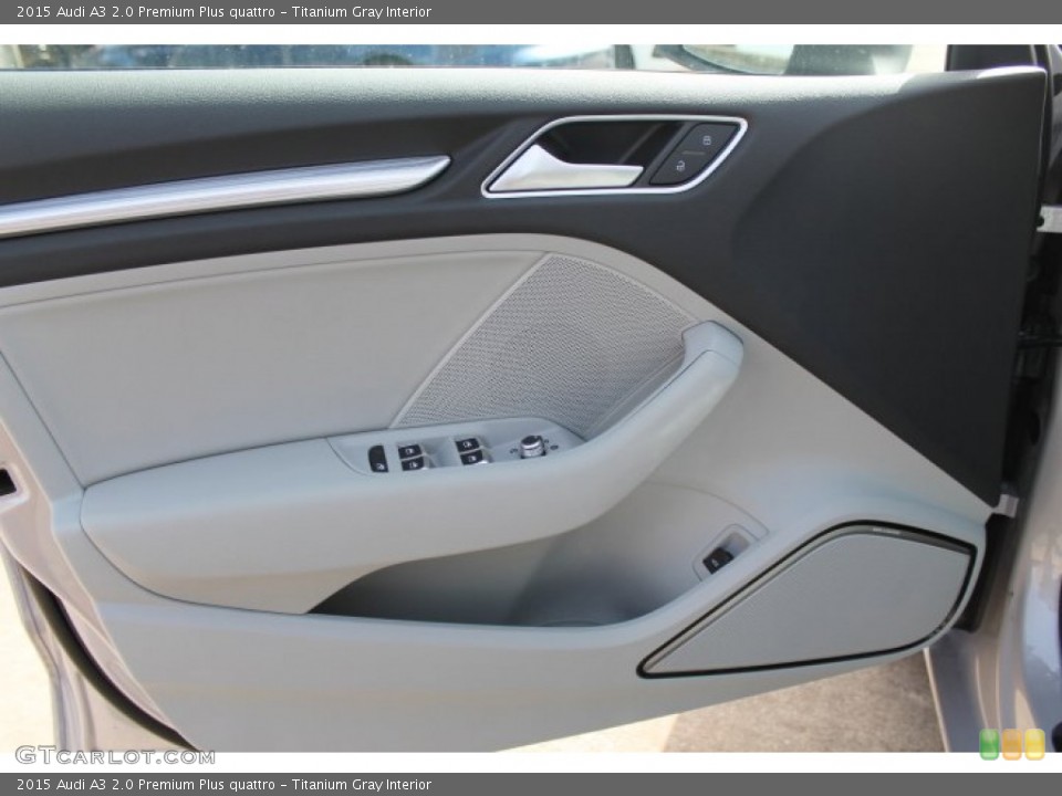 Titanium Gray Interior Door Panel for the 2015 Audi A3 2.0 Premium Plus quattro #94944267