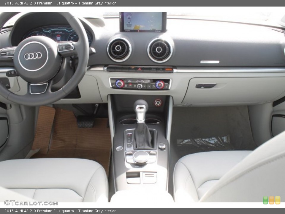 Titanium Gray Interior Dashboard for the 2015 Audi A3 2.0 Premium Plus quattro #94944423