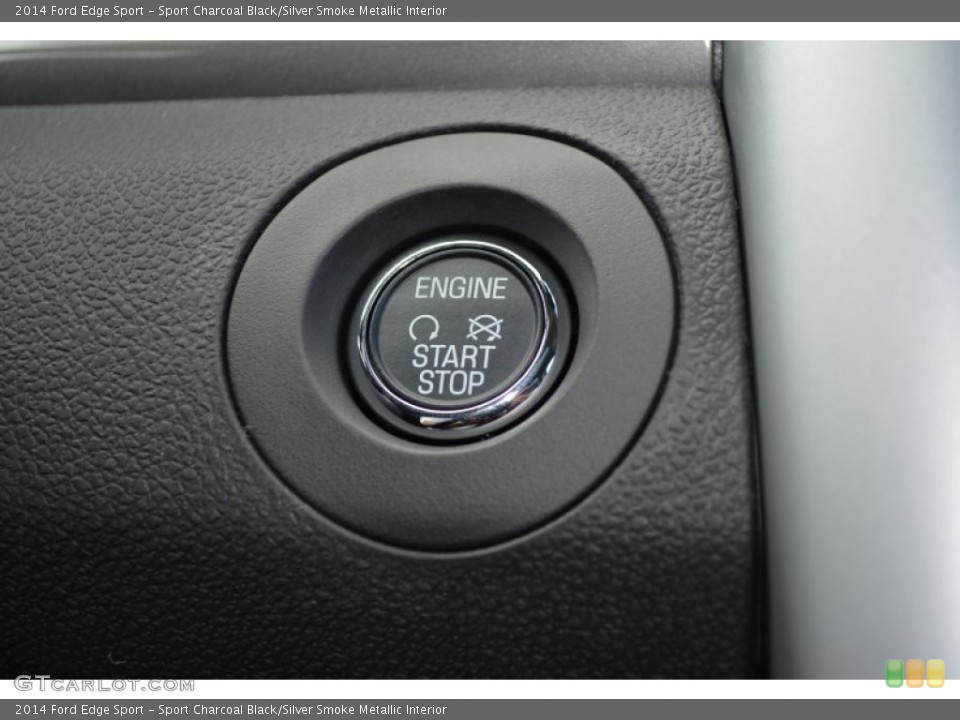 Sport Charcoal Black/Silver Smoke Metallic Interior Controls for the 2014 Ford Edge Sport #94944453
