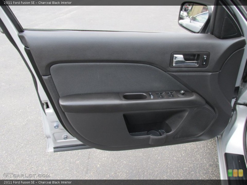 Charcoal Black Interior Door Panel for the 2011 Ford Fusion SE #94947510